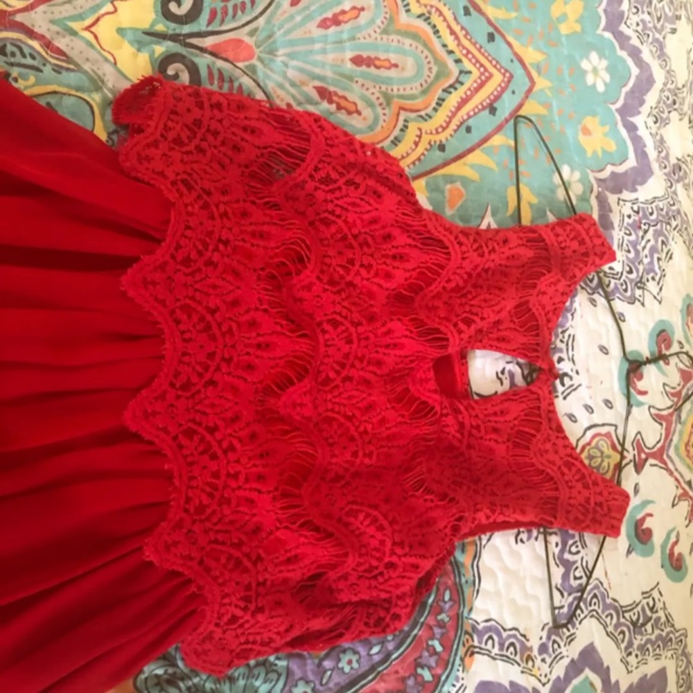 Red dress